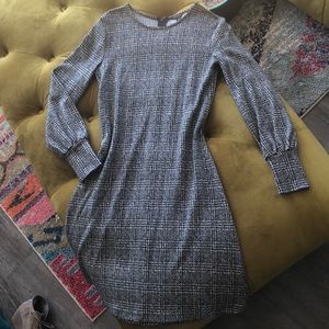 Ann Taylor houndstooth dress